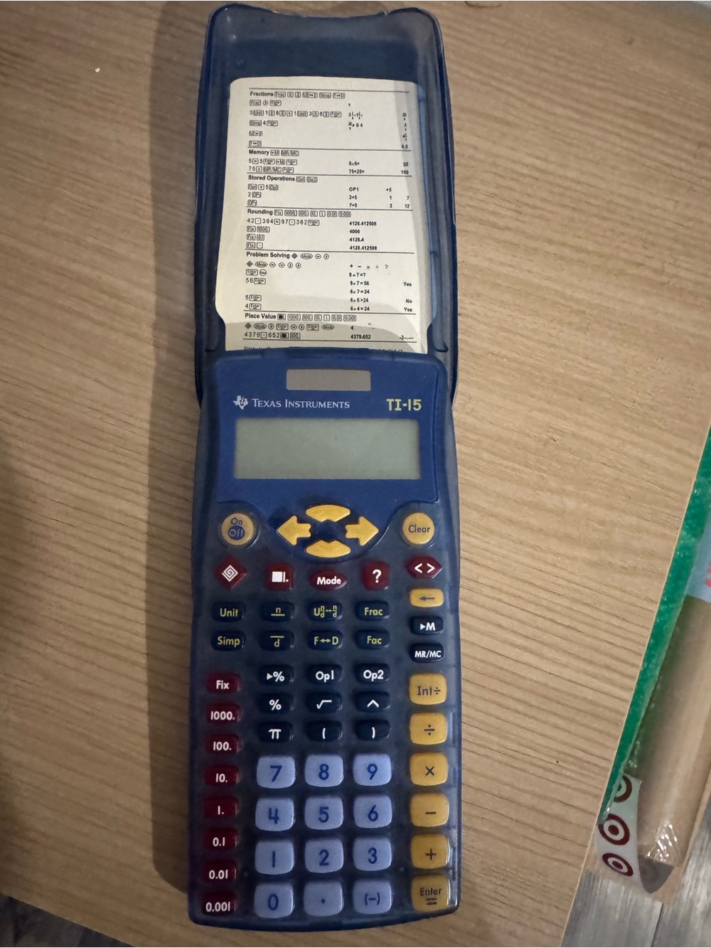 Calculator (TI-15)